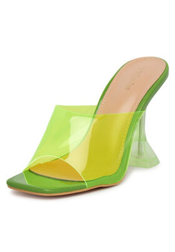 DeeZee Sandały ZALHT-01 Zielony. Kolor: zielony. Materiał: syntetyk