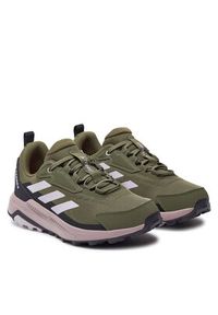 Adidas - adidas Trekkingi Terrex Anylander ID3463 Zielony. Kolor: zielony. Materiał: mesh, materiał