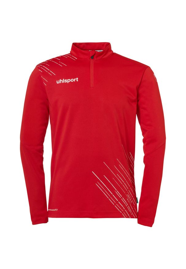 UHLSPORT - Top treningowy 1/4 zip Uhlsport Score 26. Kolor: czerwony, wielokolorowy, biały. Sport: piłka nożna