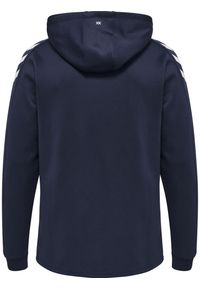 Bluza do piłki ręcznej dla dorosłych Hummel hml CORE XK poly z kapturem. Typ kołnierza: kaptur. Kolor: niebieski