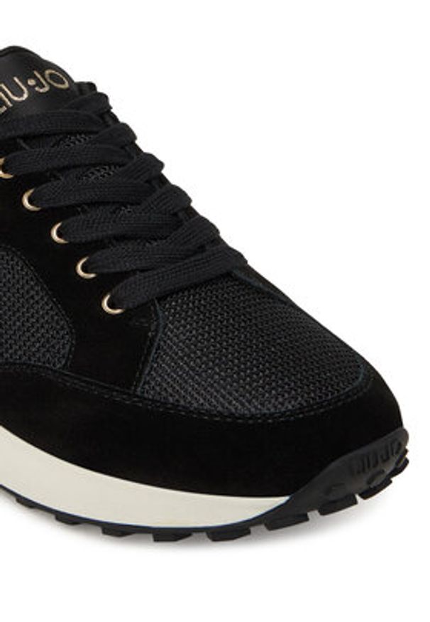 Liu Jo Sneakersy Lolo 20 BF5027 PX624 Czarny. Kolor: czarny. Materiał: mesh