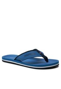 TOMMY HILFIGER - Tommy Hilfiger Japonki Comfort Hilfiger Beach Sandal FM0FM05029 Granatowy. Kolor: niebieski #5