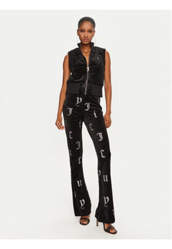 Juicy Couture Bezrękawnik Thunder JCOGL224555 Czarny Slim Fit. Kolor: czarny. Materiał: syntetyk. Długość rękawa: bez rękawów