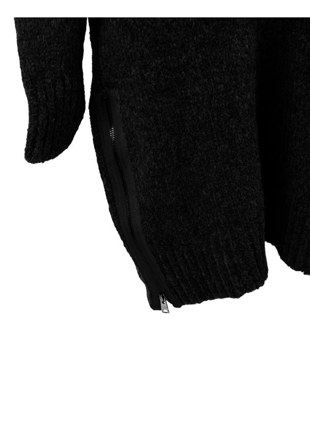 La Haine Inside Us Sweter "Phoenix-Unisex" | A2227 4J | PHOENIX | Kobieta | Czarny. Typ kołnierza: golf. Kolor: czarny. Materiał: wełna, akryl, poliester. Długość: długie. Wzór: aplikacja