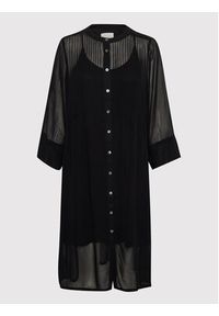 Part Two Sukienka koszulowa Oliva 30306964 Czarny Regular Fit. Kolor: czarny. Materiał: wiskoza. Typ sukienki: koszulowe