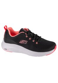 skechers - Buty do chodzenia damskie Skechers 150024WBC. Kolor: wielokolorowy, różowy, czarny. Materiał: materiał, tkanina. Szerokość cholewki: normalna. Sport: turystyka piesza