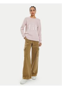 GAP - Gap Bluza 540907-06 Różowy Relaxed Fit. Kolor: różowy. Materiał: syntetyk, bawełna #4