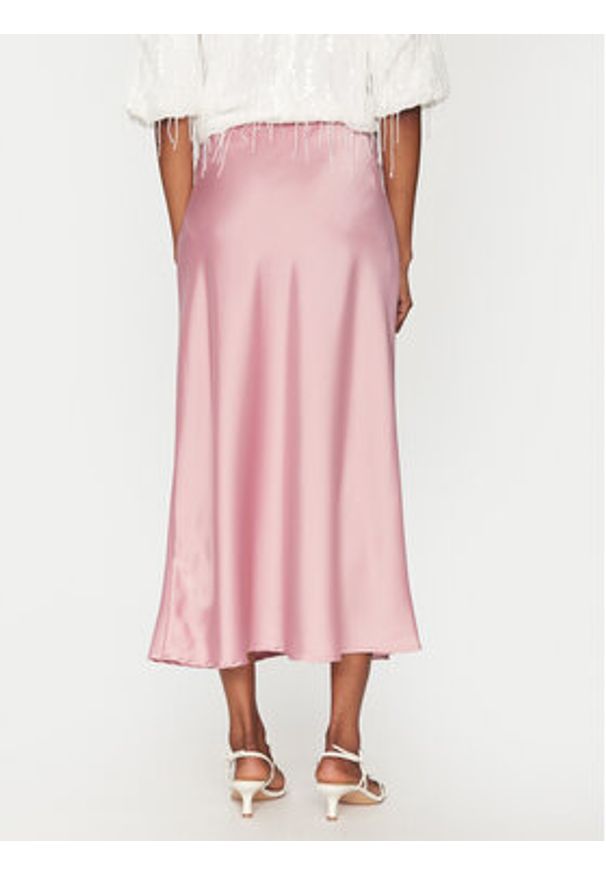 YAS Spódnica trapezowa Pella 26030737 Różowy Regular Fit. Kolor: różowy. Materiał: syntetyk