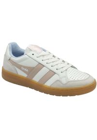 Sznurowane trampki damskie Gola Eagle 86. Kolor: wielokolorowy, biały, różowy. Materiał: guma #2