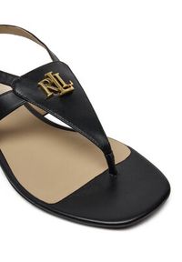 Lauren Ralph Lauren - LAUREN RALPH LAUREN Sandały Everley 802959145001 Czarny. Kolor: czarny. Materiał: skóra #5