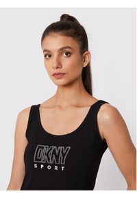 DKNY Sport Sukienka letnia DP2D4646 Czarny Slim Fit. Kolor: czarny. Materiał: bawełna. Sezon: lato. Typ sukienki: sportowe. Styl: sportowy #2