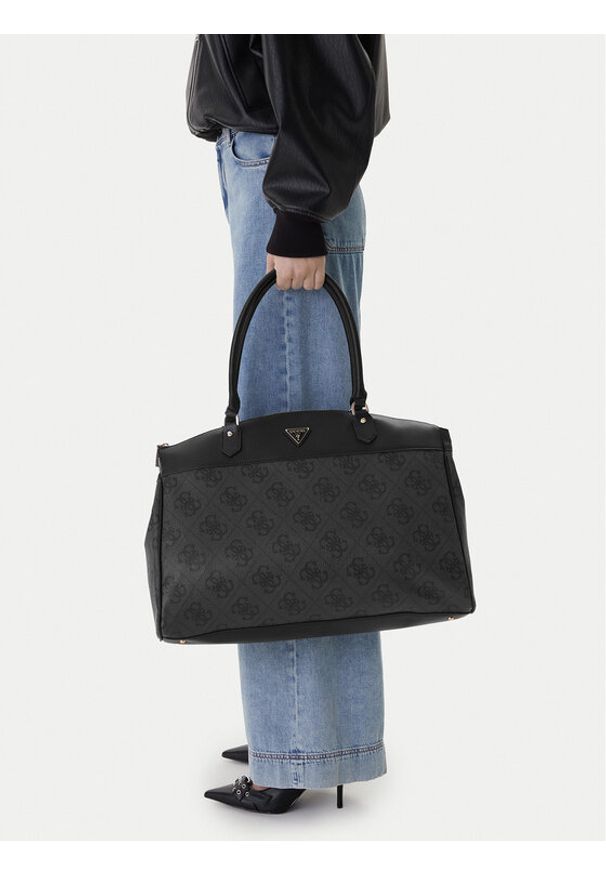 Guess Torba weekendowa TWOB86 88903 Czarny. Kolor: czarny. Materiał: skóra