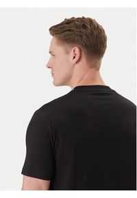 Karl Lagerfeld - KARL LAGERFELD T-Shirt 755047 562235 Czarny Regular Fit. Typ kołnierza: dekolt w karo. Kolor: czarny. Materiał: bawełna #3
