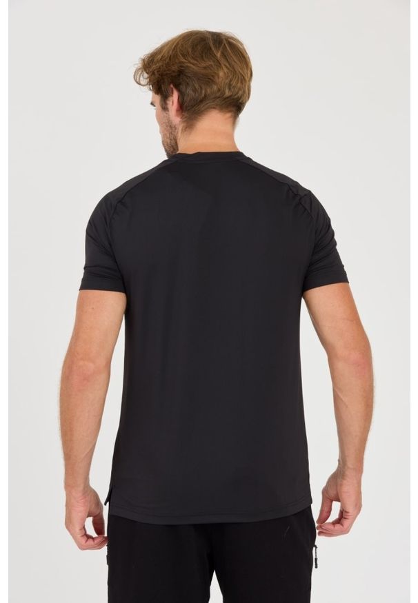 EA7 Emporio Armani - EA7 Czarny męski t-shirt Ventus 7, Rozmiar L. Kolor: czarny