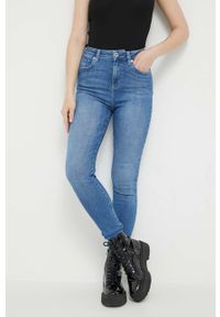 Karl Lagerfeld Jeans jeansy damskie kolor niebieski. Kolor: niebieski #1
