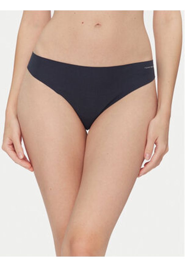TOMMY HILFIGER - Tommy Hilfiger Komplet 3 par stringów UW0UW05959 Kolorowy. Materiał: bawełna. Wzór: kolorowy