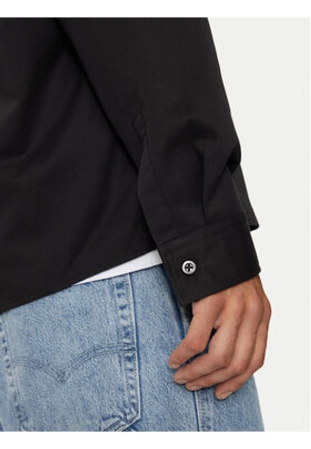 Hugo Koszula Ekynone 50520001 Czarny Oversize. Kolor: czarny. Materiał: bawełna