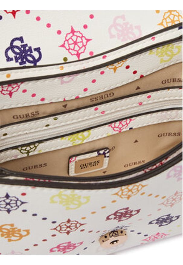 Guess Torebka HWGM99 28200 Biały. Kolor: biały. Materiał: skórzane