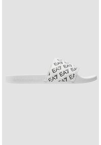 EA7 Emporio Armani - EA7 EMPORIO ARMANI Białe klapki, Rozmiar 37. Kolor: biały