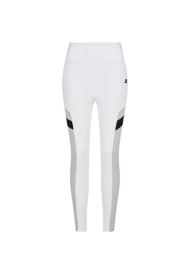Starter - Damskie legginsy sportowe z wysoką talią Urban Classics starter. Kolor: czarny, biały, wielokolorowy