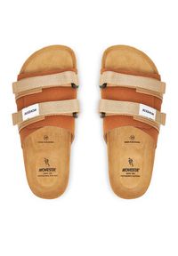 Novesta Klapki Partisan N358001-308744MAR Brązowy. Kolor: brązowy. Materiał: skóra