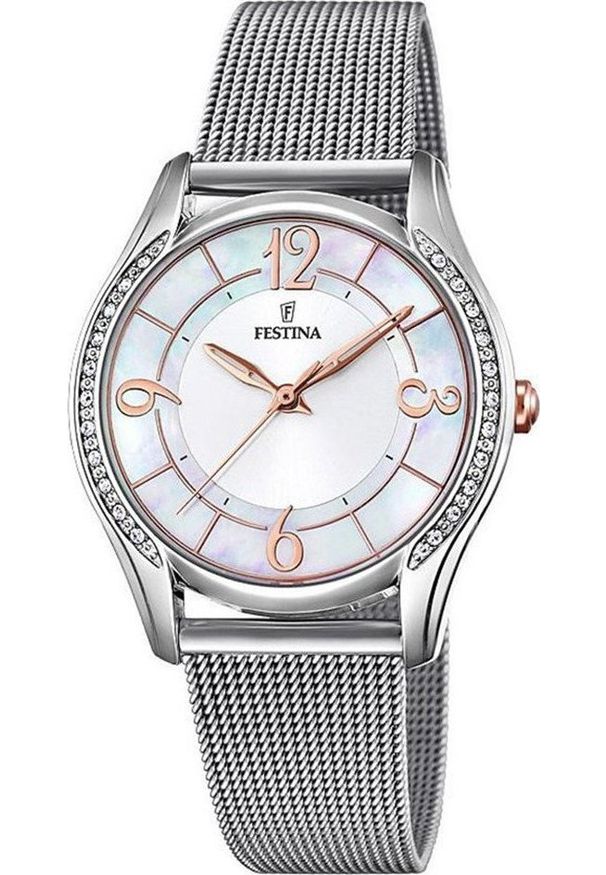 Zegarek Festina Zegarek damski Festina F20420-1 srebrny. Kolor: srebrny