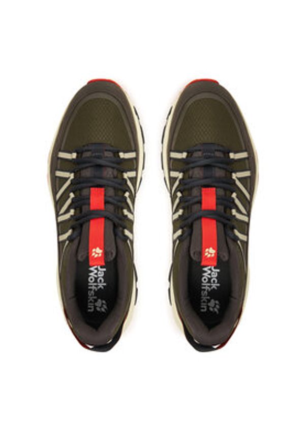 Jack Wolfskin Trekkingi Wild Hike Texapore Low M A65577 Khaki. Kolor: brązowy. Materiał: materiał. Sport: turystyka piesza