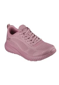 skechers - Buty na co dzień damskie SKECHERS BOBS SQUAD CHAOS - FACE OFF lekkie. Okazja: na co dzień. Kolor: różowy