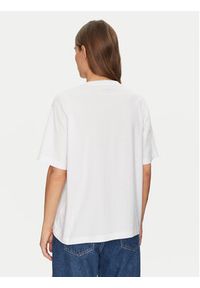 Guess Jeans T-Shirt W5GI29 K8HM0 Biały Regular Fit. Kolor: biały. Materiał: bawełna