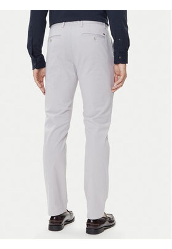 TOMMY HILFIGER - Tommy Hilfiger Chinosy Denton Essential MW0MW40262 Szary Straight Fit. Kolor: szary. Materiał: bawełna