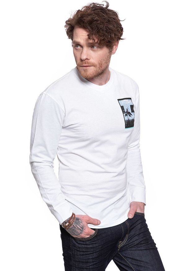 Lee - LEE LS GRAPHIC CREW BRIGHT WHITE L63DFELJ 112114991