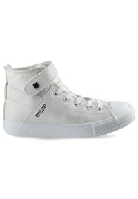 Big-Star - Sneakersy BIG STAR V274541FW20 Biały. Zapięcie: rzepy. Kolor: biały. Materiał: materiał, puch, skóra ekologiczna, jeans, futro. Szerokość cholewki: normalna. Wzór: aplikacja. Sezon: zima. Styl: sportowy #7