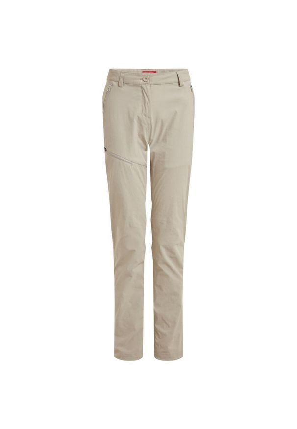 CRAGHOPPERS - Damskie Spodnie Turystyczne Pro III Nosilife. Kolor: brązowy. Sezon: lato. Sport: turystyka piesza