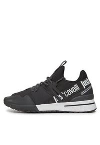 Just Cavalli Sneakersy 75QA3SD3 Czarny. Kolor: czarny. Materiał: skóra #5