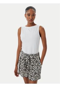 Vero Moda Top Panda 10314416 Biały Slim Fit. Kolor: biały. Materiał: bawełna #1