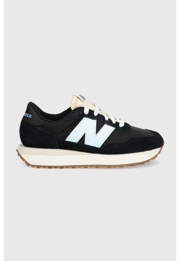 New Balance sneakersy WS237GD kolor czarny. Nosek buta: okrągły. Zapięcie: sznurówki. Kolor: czarny. Materiał: guma