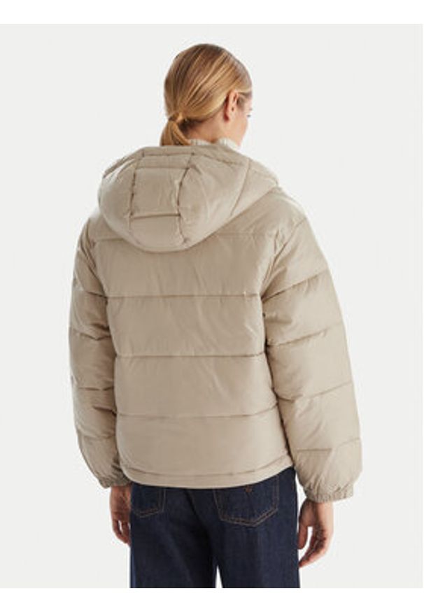 Calvin Klein Jeans Kurtka zimowa LV047D505G Beżowy Relaxed Fit. Kolor: beżowy. Materiał: syntetyk. Sezon: zima