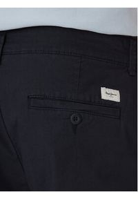 Pepe Jeans Chinosy PM211873 Granatowy Slim Fit. Kolor: niebieski. Materiał: bawełna #4