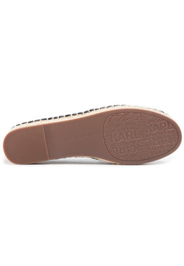 Karl Lagerfeld - KARL LAGERFELD Espadryle KL80108 Czarny. Kolor: czarny. Materiał: materiał