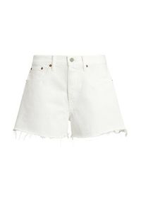 Polo Ralph Lauren Szorty jeansowe 211964084001 Biały Straight Fit. Kolor: biały. Materiał: bawełna