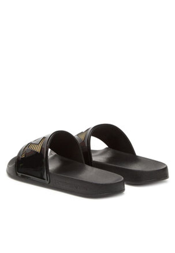 EA7 Emporio Armani Klapki 7X000108 AF15118 PC001 Czarny. Kolor: czarny. Materiał: syntetyk