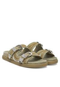 Aldo Klapki Bohodream 13967605 Zielony. Kolor: zielony. Materiał: materiał #3
