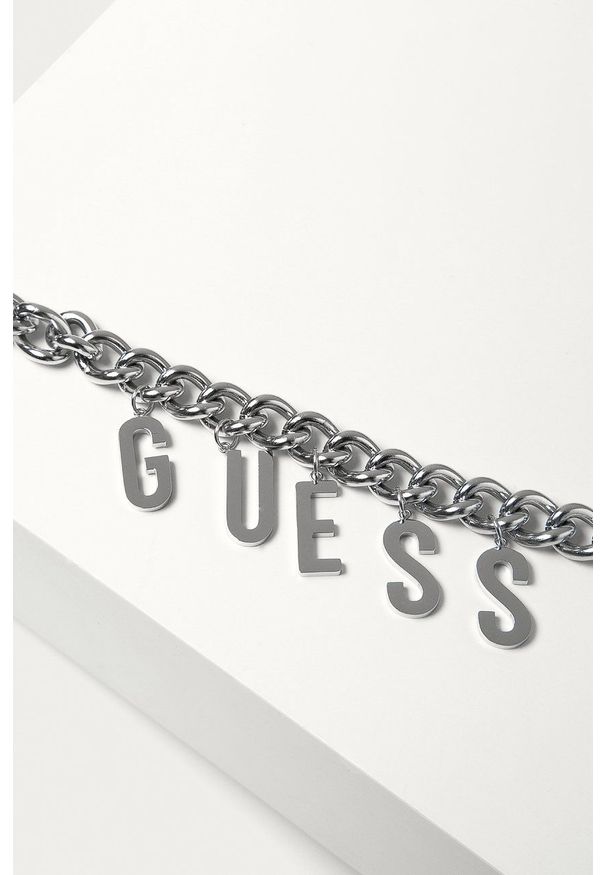 Guess - Bransoletka. Kolor: srebrny