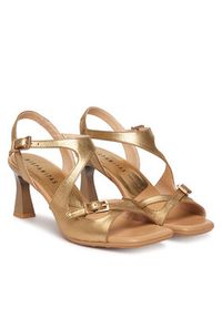 Hispanitas Sandały HV264814 C003 Złoty. Kolor: złoty. Materiał: skóra #4