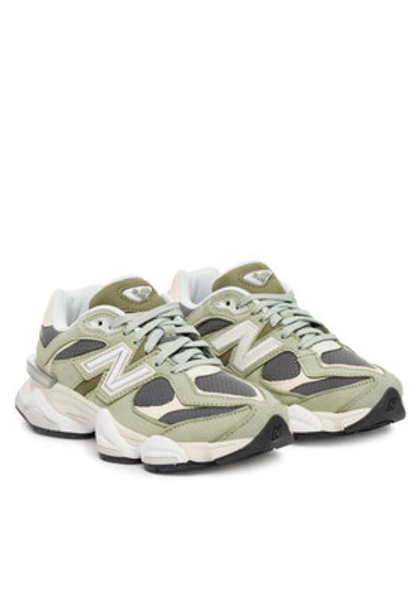 New Balance Sneakersy U9060CTD W Zielony. Kolor: zielony. Materiał: skóra, zamsz