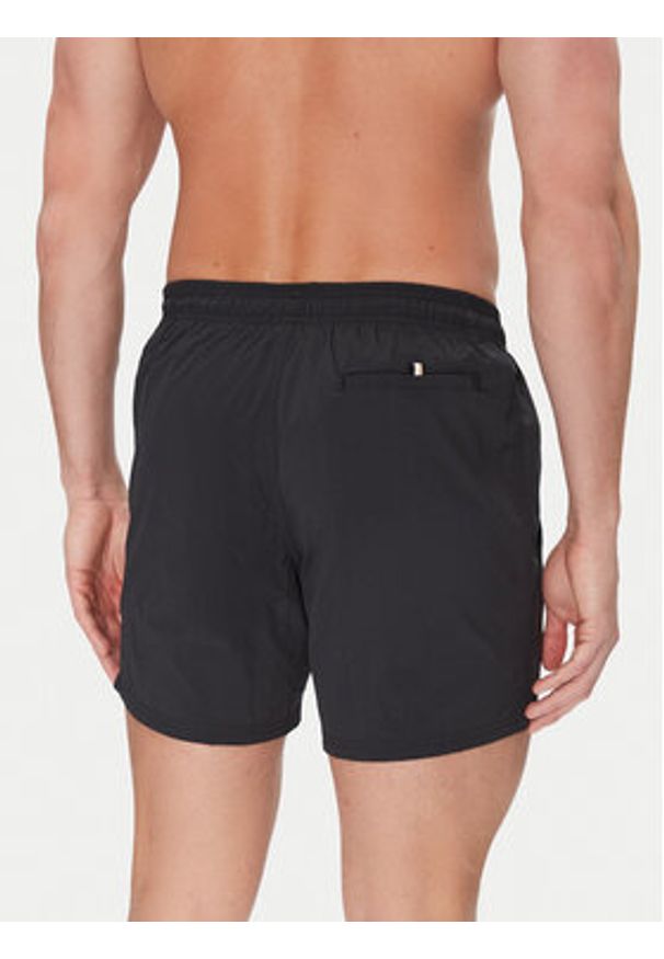 BOSS Szorty kąpielowe Octopus 50514502 Czarny Regular Fit. Kolor: czarny. Materiał: syntetyk