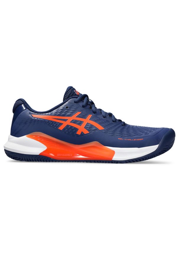 Buty treningowe męskie Asics Gel-challenger 14 Clay. Kolor: czerwony, wielokolorowy. Sport: tenis