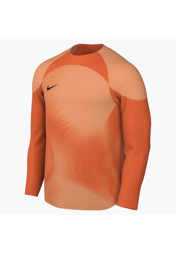 Koszulka piłkarska męska Nike Gardien IV Goalkeeper. Kolor: pomarańczowy, wielokolorowy, żółty. Długość rękawa: długi rękaw. Długość: długie. Sport: piłka nożna