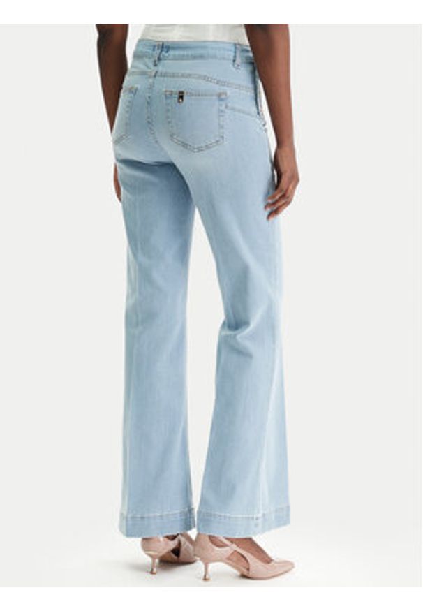 Liu Jo Jeansy UA6162 D0275 Niebieski Flare Fit. Kolor: niebieski