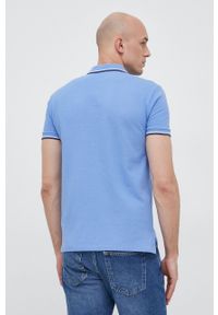 Polo Ralph Lauren polo bawełniane kolor niebieski gładki. Typ kołnierza: polo. Kolor: niebieski. Materiał: bawełna. Długość: krótkie. Wzór: gładki #3